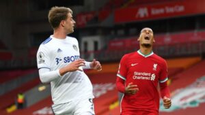 Liverpool – Leeds: Mohamed Salah scored two punishments as a feature of a cap stunt as Liverpool defeated three blown leads in a 4-3 win over Leeds United at Anfield on Saturday.