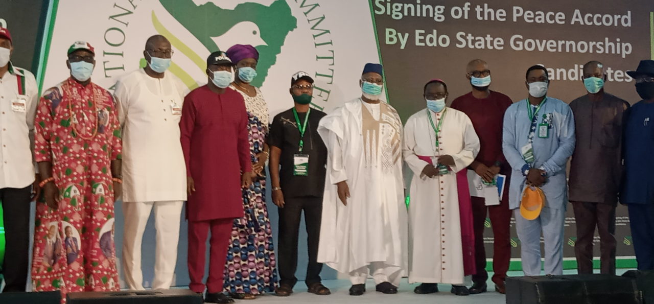 Edo 2020:  Ize-Iyamu, Obaseki sign Peace Pact