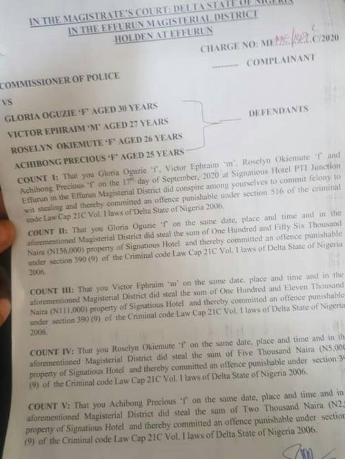 Ex-Nigerian Minister Arrests Hotel Staff, Strip Them Naked For Allegedly Stealing N5,000