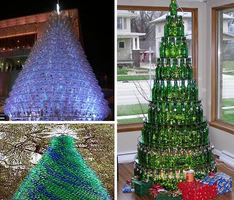 Christmas Tree From Waste Plastic Bottles Lights Up Celebration In Ibadan