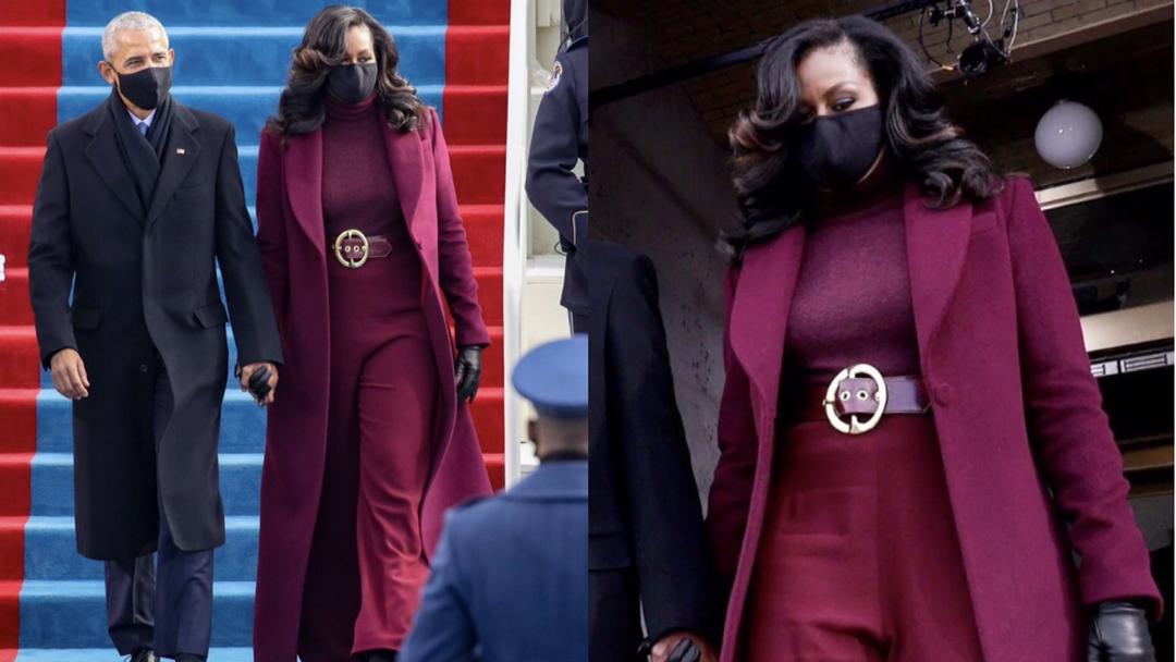 Biden-Harris inauguration: Michelle Obama steals show with plum outfit
