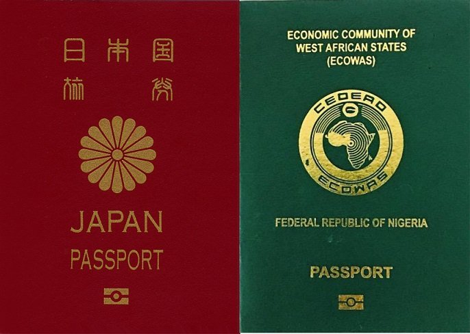 Japan leads 2021 world’s passports, Nigeria 97th [Full list]