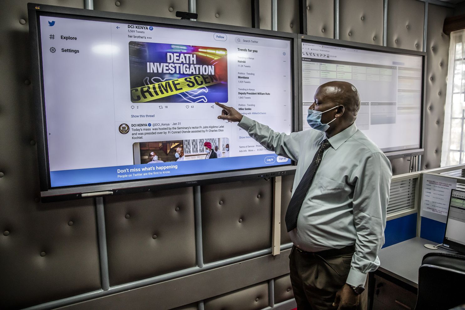 Why Kenya police’s Twitter account reads like a true crime novel