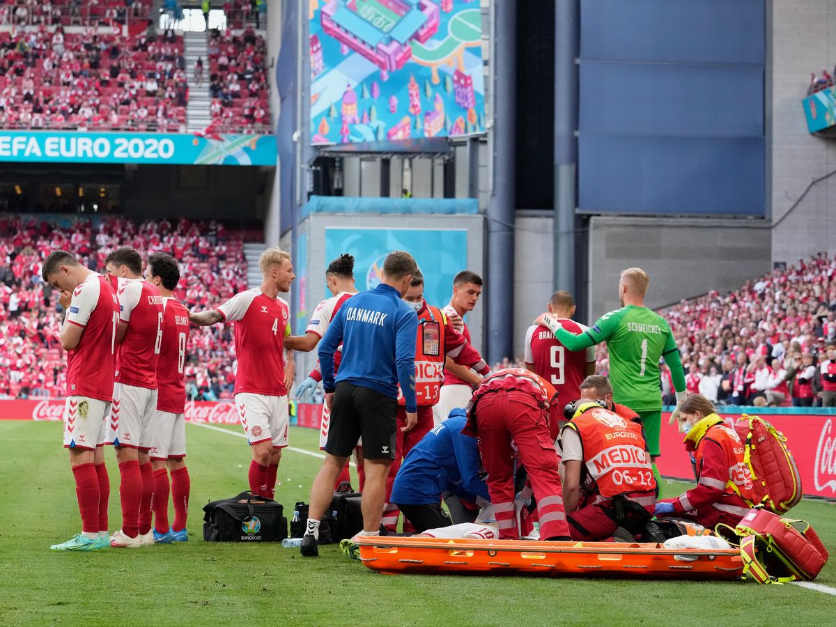 World sent prayers to Denmark's Christian Eriksen after he collapsed during EURO 2020 match