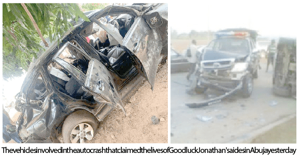 Jonathan loses two police aides in auto crash, mourns