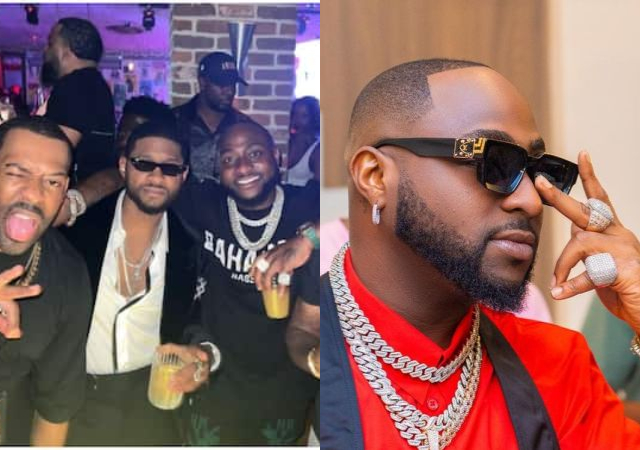 Davido Joins Usher On Stage To Entertain Fans In Las Vegas