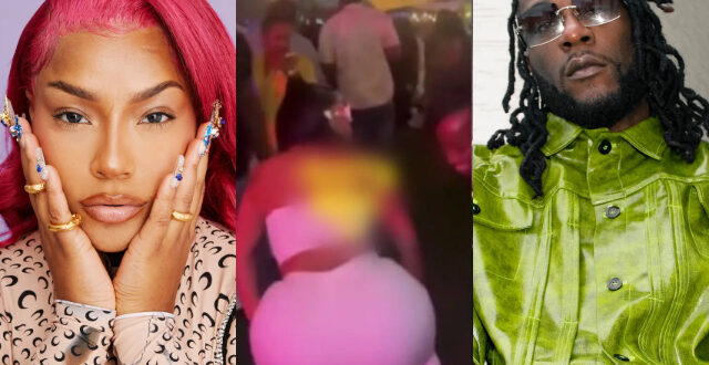 “Odogwu really enjoyed shaa” – Fans reacts as Burna Boy’s ex, Stefflon Don rips her pants while twerking up a storm [Video]