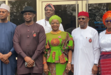 NEW NDDC BOARD VISITS GOV. WIKE