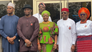 NEW NDDC BOARD VISITS GOV. WIKE