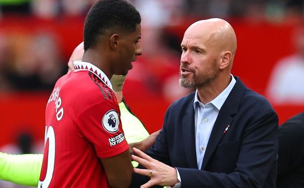 Ten Hag Marcus Rashford