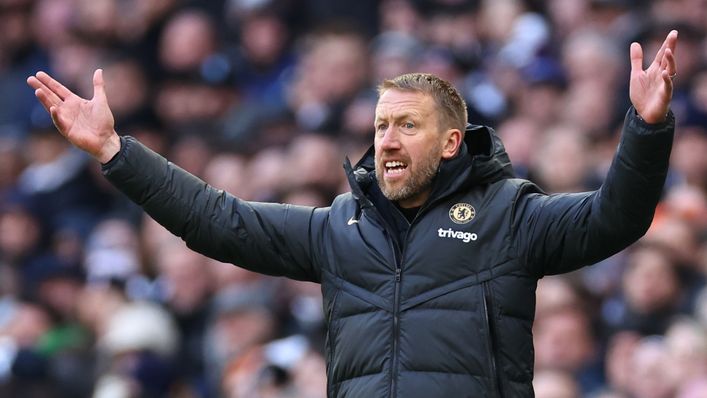 Graham Potter is facing intense scrutiny as Chelsea boss