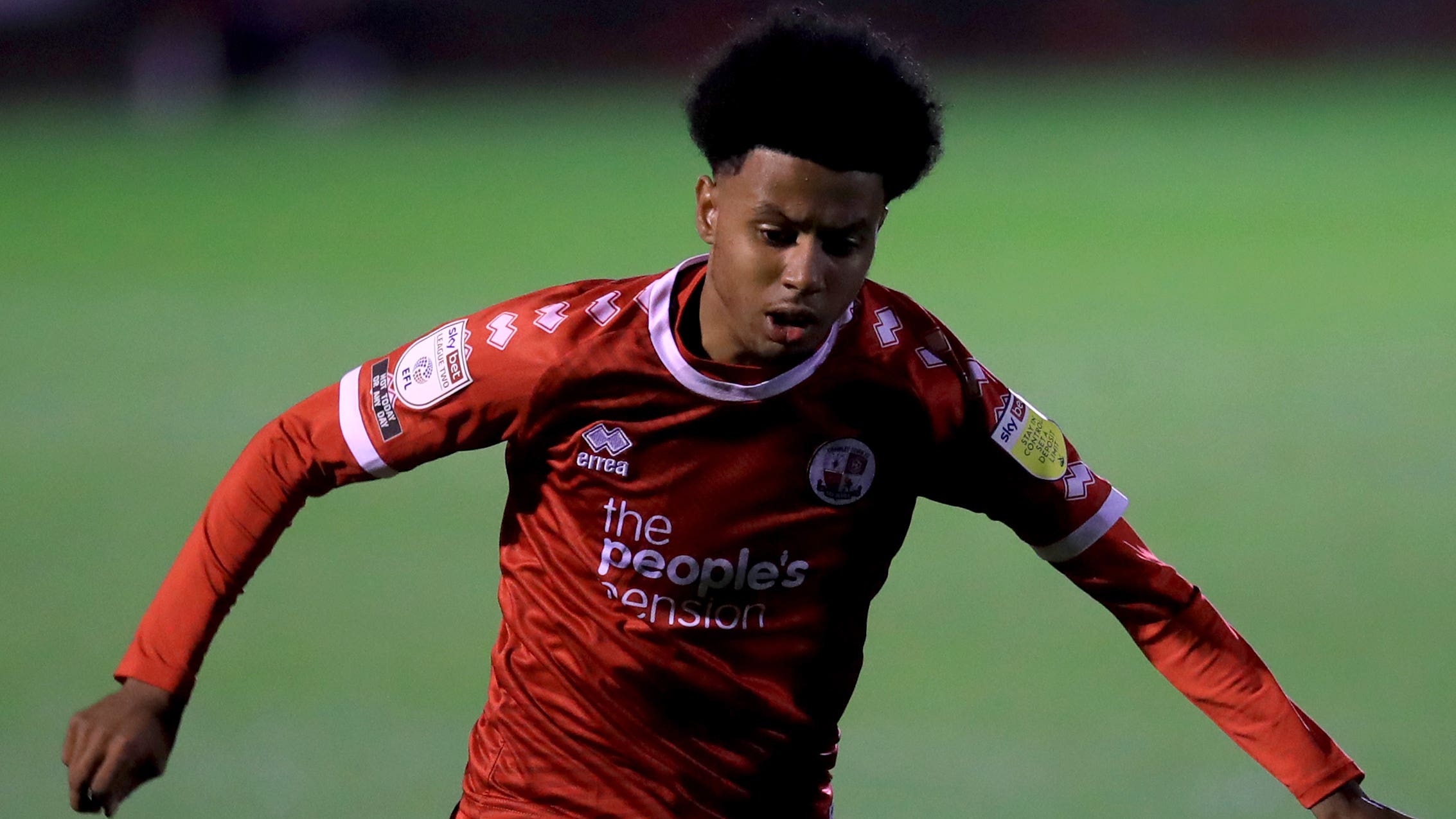 Rafiq Khaleel netted Crawley’s equaliser (Adam Davy/PA)
