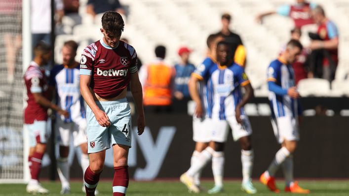 West Ham have never beaten Brighton in 11 Premier League meetings