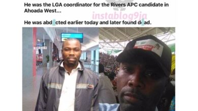 APC Campaign DG Found Dead In Rivers State