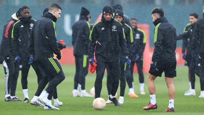 Anthony Martial resumed full training with his team-mates on Wednesday
