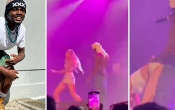 Omah Lay Withdraws from Naked Performance with White Lady -VIDEO