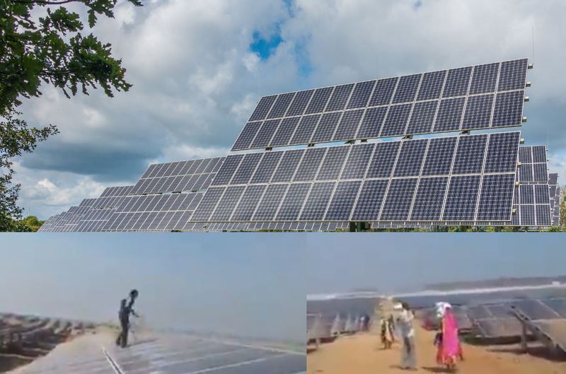 Community destroying solar panels