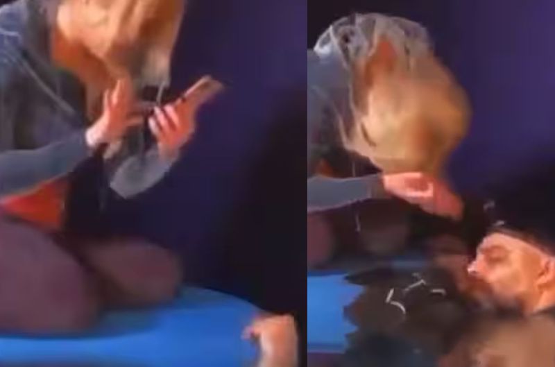 Rose and Jack fighting over phone