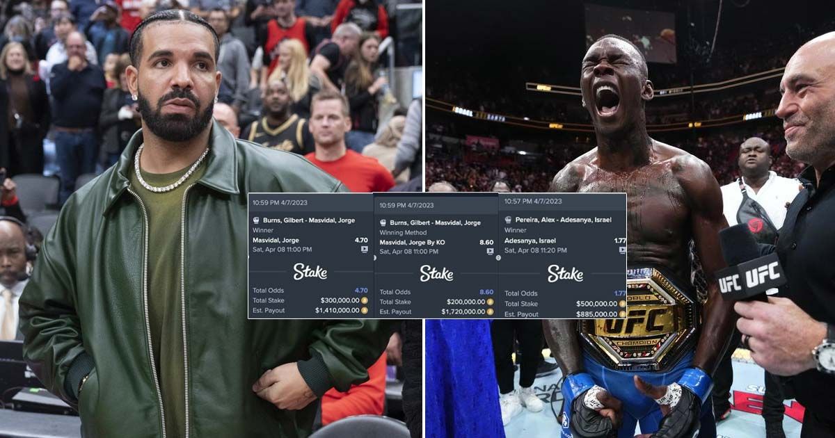 UFC 287: Drake Wins N1.2Billion After Israel Adesanya’s Knockout Victory