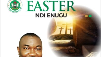 Gov. Ugwuanyi preaches peace, love, unity at Easter