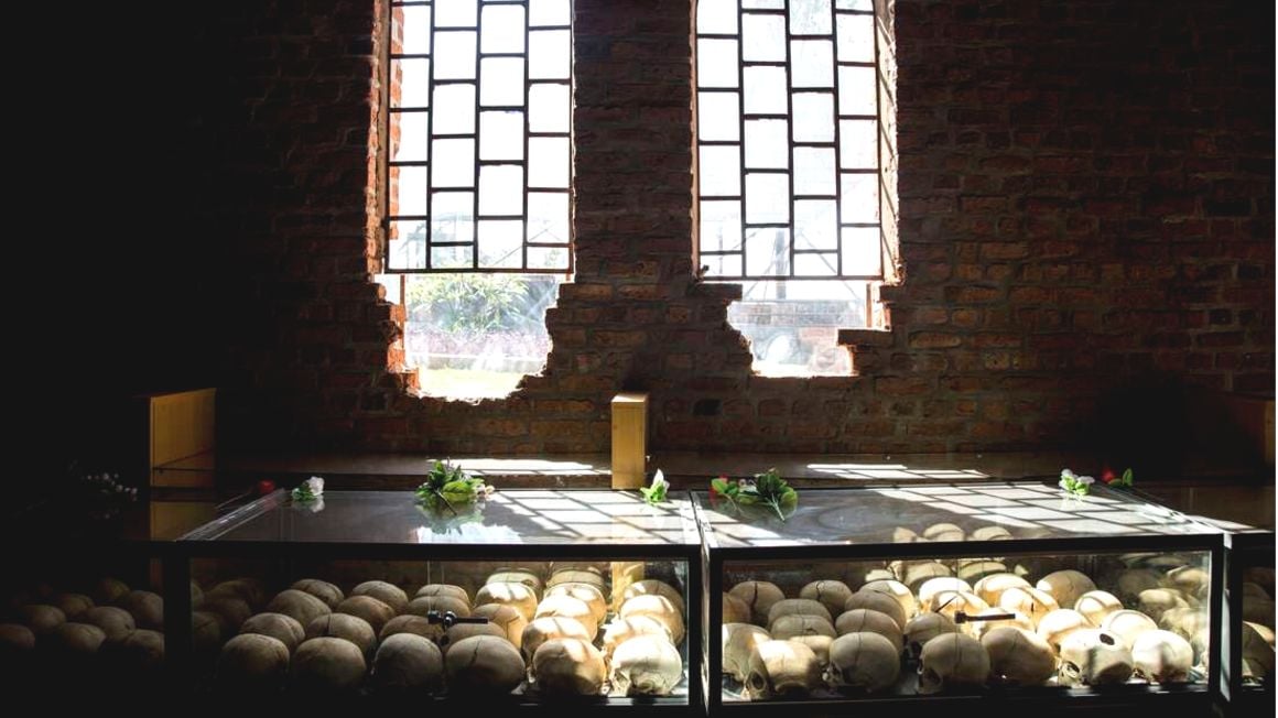 Ntarama Genocide Memorial in Kigali, Rwanda.