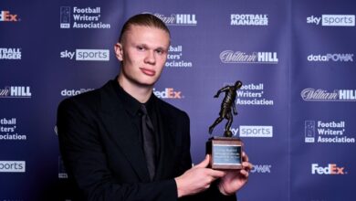 Haaland aims to cap stunning debut season by winning Treble