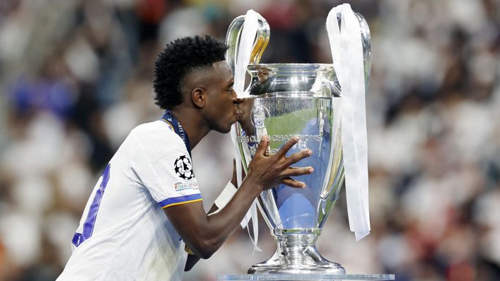 Vinicius Junior scored the decisive goal in the 2022 Champions League final