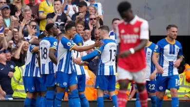 Arsenal 0-3 Brighton: Gunners title challenge takes devastating blow