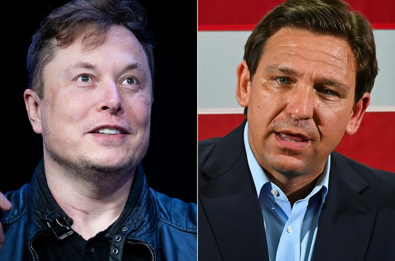 Elon Musk Ron DeSantis