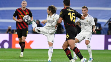Real Madrid 1-1 Manchester City: De Bruyne rocket earns City first-leg draw