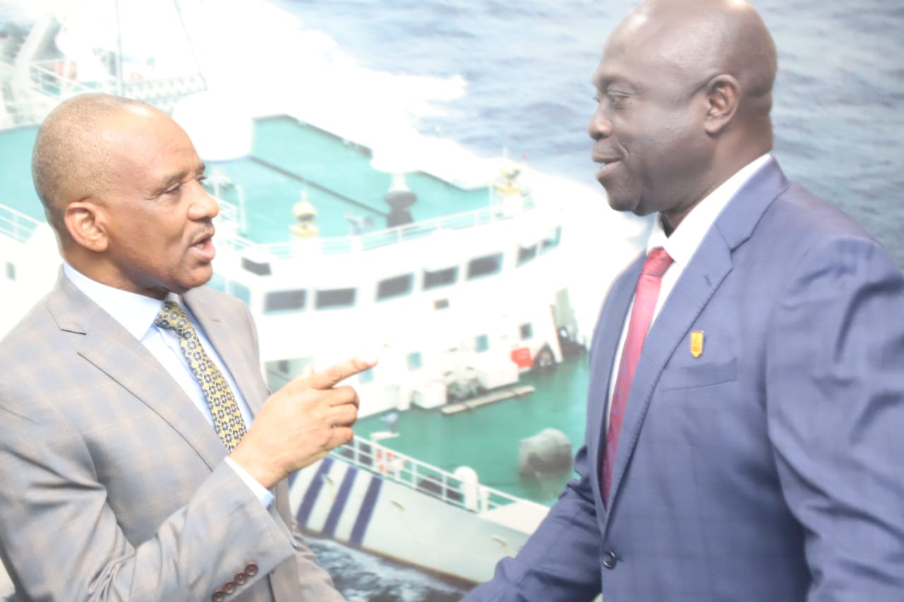 Gen. Ndiomu Visits NIMASA DG, Seeks Opportunities For Youths In Maritime Industry