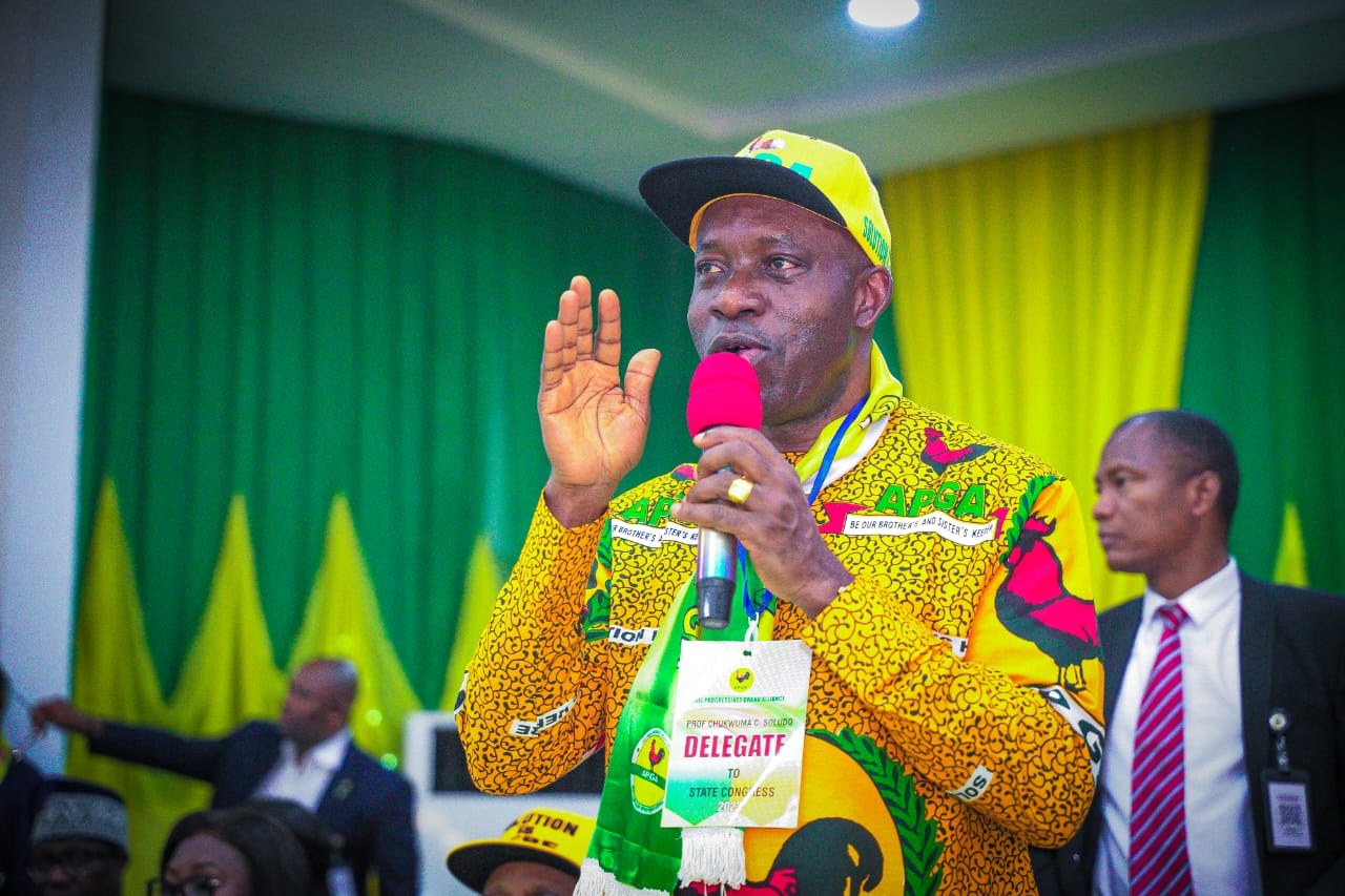 APGA HOLDS STATE CONGRESS IN ANAMBRA AS BARR. OBIOKOYE EMERGES STATE CHAIRMAN By Christian ABURIME Barrister Ifeatu Obiokoye has emerged as the Anambra State Chairman of the All Progressives Grand Alliance, APGA. Barrister Obiokoye emerged after being unanimously elected to the position during the party's 2023 State Congress. Governor of Anambra State and National Leader of APGA, Prof. Chukwuma Charles Soludo observed the Congress for newly elected officers of the party which was held at Professor Dora Akunyili Women's Development Center, Awka. Other officers that emerged alongside Barr. Obiokoye include; State Deputy Chairman - Mr. Paul Uzor, State Vice Chairman South - Surplus Ezewuzie, State Vice Chairman North - Odinaka Azubuike Ozoechina, State Vice Chairman Central - Chief Nduka Ubi Okoye, State Secretary - Levi Obiadu, Asst. State Secretary - Ekene Nnadinma, State Treasurer - Mrs Veronica Uche Nweke, State Asst. Treasurer - Mr Uche Maduekwe, State Financial Secretary - Josephson Okezie, Asst. Financial Secretary - Nnamdi Ifejika, Publicity Secretary - Mofunanya Ikechukwu Peter and Asst. Publicity Secretary - Nze Ikechukwu Okoye. Others are; Legal Adviser - Barr. Innocent Izuchukwu Okafor, Asst. Legal Adviser - Barr. Victor Onwumelu, Welfare Secretary - Hon. Chikaodili Nonyelu, Asst. Welfare Secretary - Martin Otika, Organizing Secretary - Sylvanus Udezuka, Asst. Organizing Secretary - Iykon Okoli, Women Leader - Mrs Esther Onyekwesi, Asst. Women Leader - Mrs. Chinwe Umerie, Youth Leader - Tochukwu Obiadi, Asst. Youth Leader - Hon. James Anagor Chukwuemeka, Auditor - Oraegbunam Uchenna, Asst. Auditor - Barr. Chidi Anasiudu, State Empowerment & Disability - Mrs. Gloria Udevi, Asst. State Empowerment & Disability - Mrs. Amaka Okoli, Ex Officio - Kizito Onunkwo, Ex Officio - Barr. Ugo Ibeneme and Ex Officio - Osundu Ozumba. Shortly after the administration of the oath of office on the newly elected officers they all pledged to devote all of their time, skills, and resources to serving the party. Governor Soludo thanked the party's outgoing National Chairman, Chief Victor Oye, and Anambra State APGA Chairman, Sir Nobert Obi, for steering the party safely to its present height as the third largest party in the country He emphasized that no faction exists in the party and that APGA has remained strong under their leadership, pointing out their unwavering commitment to the party has tremendously help to position it as a force to reckon with in the country "Some of you have paid your dues to APGA, the first party with progressives in its name, which will lead Nigeria to the promised land. "We are inviting other progressives to join the grand alliance because true leadership requires all progressives to work together. "Those who left are now in transit. We'll open our hands wide to welcome them back to the party when the wind blows. "You will go into the political wilderness if you leave APGA the way some people did," Governor Soludo advised. "All progressives call APGA home." I congratulate all 326 wards represented here today, as well as all statutory members, on the successful ward and LGA congresses. They were democratic, and the people's voice was heard. "I congratulate you all on being successful delegates from each ward and unanimously choosing the personality to lead you." "On Wednesday next week, the national convention will hold and a new leadership will be elected. "We will be eternally grateful to everyone who has served and remained faithful to this party," he said. "Some call APGA a spirit, while others call it a movement." We refer to it as a progressive movement. "I commend all aspirants who ran and did not win but remained true to the ideals of the party. APGA is Anambra, and Anambra is APGA. "Anambra will continue to grow from strength to strength under APGA!" "I also want to congratulate you all on your tremendous success in the recent election, particularly in the Anambra House of Assembly." There was a huge wind that blew, but APGA remains firm," the Governor stated. In his vote of thanks, the newly elected State Chairman of the party, Barr. Obiokoye pledged his commitment to discharge his duties effectively and ensure the party remains in harmony, growing from strength to strength. The state congress was observed and witnessed by officials from the Independent National Electoral Commission, INEC (EPM). The officials were lef by the HOD EPM Mr Emmanuel Isong, Nkiru Gibson, Ajunwa Kingsley and Nonso Okolo Anambra State Deputy Governor, Dr. Onyekachukwu Ibezim, Speaker, Anambra State House of Assembly, Rt. Hon. Uchenna Okafor, Deputy Speaker Anambra State House of Assembly, Dr. Paschal Agbodike, Chief of Staff to the Governor, Mr. Ernest Ezeajughi, Head of Service, Barr. Theodora Igwegbe, APGA State Working Committee, Members of APGA Board of Trustees, State APGA State Caucus, APGA Delegates, INEC officials, among others attended the Congress.