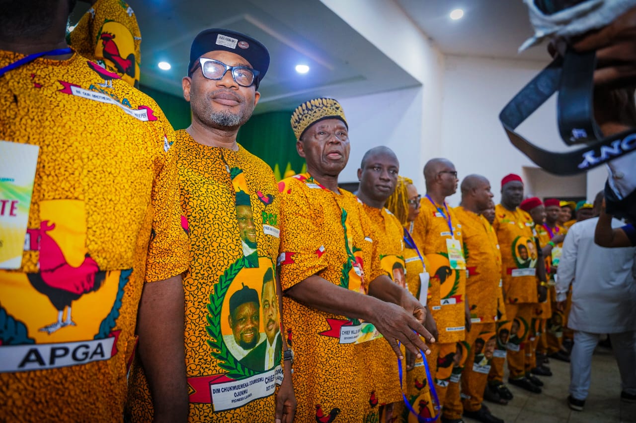 APGA HOLDS STATE CONGRESS IN ANAMBRA AS BARR. OBIOKOYE EMERGES STATE CHAIRMAN By Christian ABURIME Barrister Ifeatu Obiokoye has emerged as the Anambra State Chairman of the All Progressives Grand Alliance, APGA. Barrister Obiokoye emerged after being unanimously elected to the position during the party's 2023 State Congress. Governor of Anambra State and National Leader of APGA, Prof. Chukwuma Charles Soludo observed the Congress for newly elected officers of the party which was held at Professor Dora Akunyili Women's Development Center, Awka. Other officers that emerged alongside Barr. Obiokoye include; State Deputy Chairman - Mr. Paul Uzor, State Vice Chairman South - Surplus Ezewuzie, State Vice Chairman North - Odinaka Azubuike Ozoechina, State Vice Chairman Central - Chief Nduka Ubi Okoye, State Secretary - Levi Obiadu, Asst. State Secretary - Ekene Nnadinma, State Treasurer - Mrs Veronica Uche Nweke, State Asst. Treasurer - Mr Uche Maduekwe, State Financial Secretary - Josephson Okezie, Asst. Financial Secretary - Nnamdi Ifejika, Publicity Secretary - Mofunanya Ikechukwu Peter and Asst. Publicity Secretary - Nze Ikechukwu Okoye. Others are; Legal Adviser - Barr. Innocent Izuchukwu Okafor, Asst. Legal Adviser - Barr. Victor Onwumelu, Welfare Secretary - Hon. Chikaodili Nonyelu, Asst. Welfare Secretary - Martin Otika, Organizing Secretary - Sylvanus Udezuka, Asst. Organizing Secretary - Iykon Okoli, Women Leader - Mrs Esther Onyekwesi, Asst. Women Leader - Mrs. Chinwe Umerie, Youth Leader - Tochukwu Obiadi, Asst. Youth Leader - Hon. James Anagor Chukwuemeka, Auditor - Oraegbunam Uchenna, Asst. Auditor - Barr. Chidi Anasiudu, State Empowerment & Disability - Mrs. Gloria Udevi, Asst. State Empowerment & Disability - Mrs. Amaka Okoli, Ex Officio - Kizito Onunkwo, Ex Officio - Barr. Ugo Ibeneme and Ex Officio - Osundu Ozumba. Shortly after the administration of the oath of office on the newly elected officers they all pledged to devote all of their time, skills, and resources to serving the party. Governor Soludo thanked the party's outgoing National Chairman, Chief Victor Oye, and Anambra State APGA Chairman, Sir Nobert Obi, for steering the party safely to its present height as the third largest party in the country He emphasized that no faction exists in the party and that APGA has remained strong under their leadership, pointing out their unwavering commitment to the party has tremendously help to position it as a force to reckon with in the country "Some of you have paid your dues to APGA, the first party with progressives in its name, which will lead Nigeria to the promised land. "We are inviting other progressives to join the grand alliance because true leadership requires all progressives to work together. "Those who left are now in transit. We'll open our hands wide to welcome them back to the party when the wind blows. "You will go into the political wilderness if you leave APGA the way some people did," Governor Soludo advised. "All progressives call APGA home." I congratulate all 326 wards represented here today, as well as all statutory members, on the successful ward and LGA congresses. They were democratic, and the people's voice was heard. "I congratulate you all on being successful delegates from each ward and unanimously choosing the personality to lead you." "On Wednesday next week, the national convention will hold and a new leadership will be elected. "We will be eternally grateful to everyone who has served and remained faithful to this party," he said. "Some call APGA a spirit, while others call it a movement." We refer to it as a progressive movement. "I commend all aspirants who ran and did not win but remained true to the ideals of the party. APGA is Anambra, and Anambra is APGA. "Anambra will continue to grow from strength to strength under APGA!" "I also want to congratulate you all on your tremendous success in the recent election, particularly in the Anambra House of Assembly." There was a huge wind that blew, but APGA remains firm," the Governor stated. In his vote of thanks, the newly elected State Chairman of the party, Barr. Obiokoye pledged his commitment to discharge his duties effectively and ensure the party remains in harmony, growing from strength to strength. The state congress was observed and witnessed by officials from the Independent National Electoral Commission, INEC (EPM). The officials were lef by the HOD EPM Mr Emmanuel Isong, Nkiru Gibson, Ajunwa Kingsley and Nonso Okolo Anambra State Deputy Governor, Dr. Onyekachukwu Ibezim, Speaker, Anambra State House of Assembly, Rt. Hon. Uchenna Okafor, Deputy Speaker Anambra State House of Assembly, Dr. Paschal Agbodike, Chief of Staff to the Governor, Mr. Ernest Ezeajughi, Head of Service, Barr. Theodora Igwegbe, APGA State Working Committee, Members of APGA Board of Trustees, State APGA State Caucus, APGA Delegates, INEC officials, among others attended the Congress.