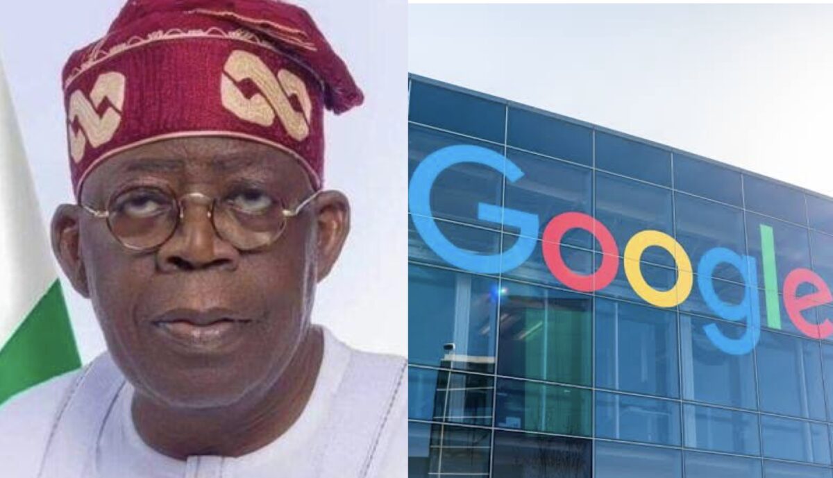 President Bola Tinubu and Google