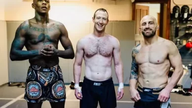 Mark Zuckerberg trains with Adesanya ahead of potential fight with Elon Musk