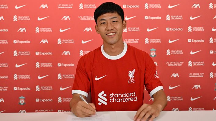 Wataru Endo has joined Liverpool from Stuttgart on a long-term deal