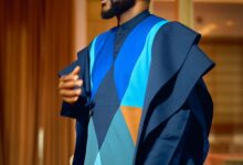 #BBNaijaAllStars: Ebuka Obi-Uchendu Slays A Multicoloured Geometric Agbada With Luxe Fula