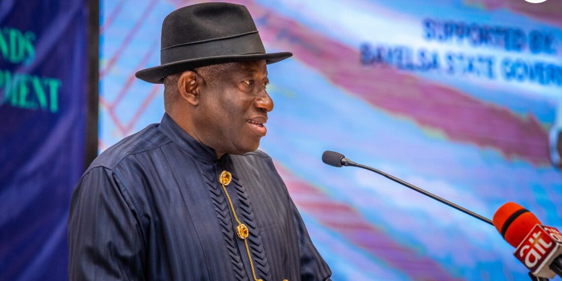 Former president Goodluck Jonathan [PHOTO CREDIT: @GEJonathan]