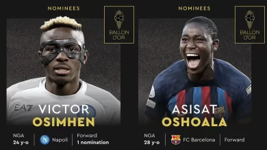 NFF congratulates Osimhen, Oshoala on nomination for Ballon d’Or