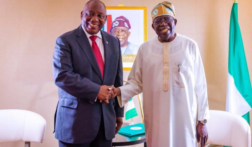 President Tinubu holds bilateral talks with his South African counterpart, Cyril Ramaphosa, in New York
