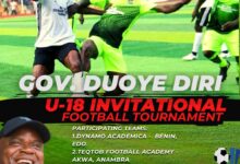 Gov Douye Diri U:18 Invitational Tournament Gets Underway In Yenagoa