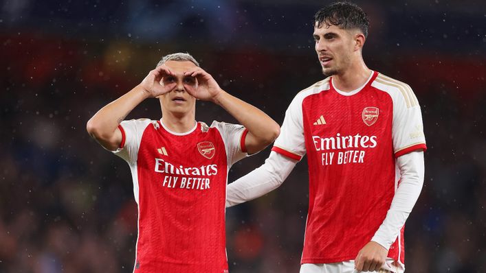 Leandro Trossard scored for Arsenal for the second match in a row