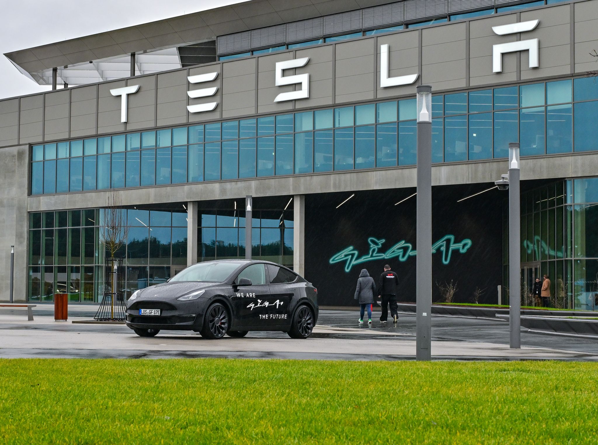 The US electric car manufacturer Tesla