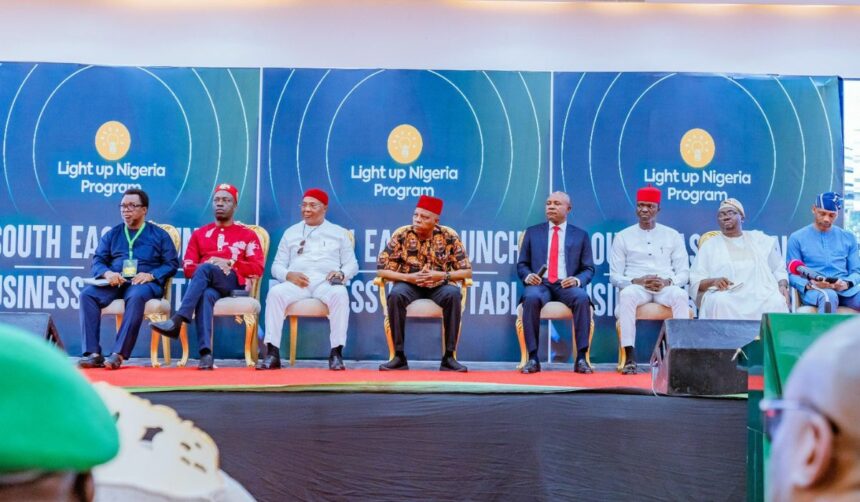 VP Kashim Shettima launches "Light Up Nigeria" project in Enugu