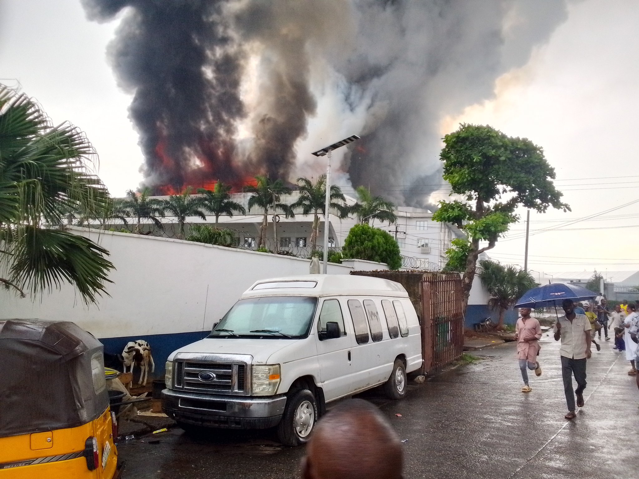 Fire guts Christ Embassy headquarters in Lagos