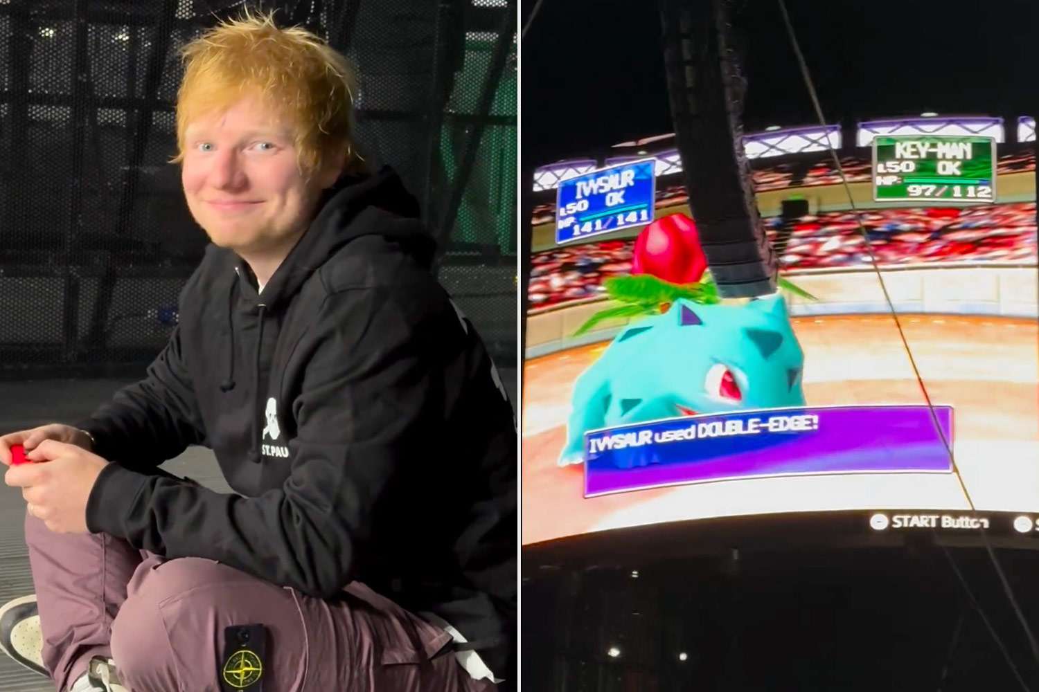 Ed Sheeran playing pokemon