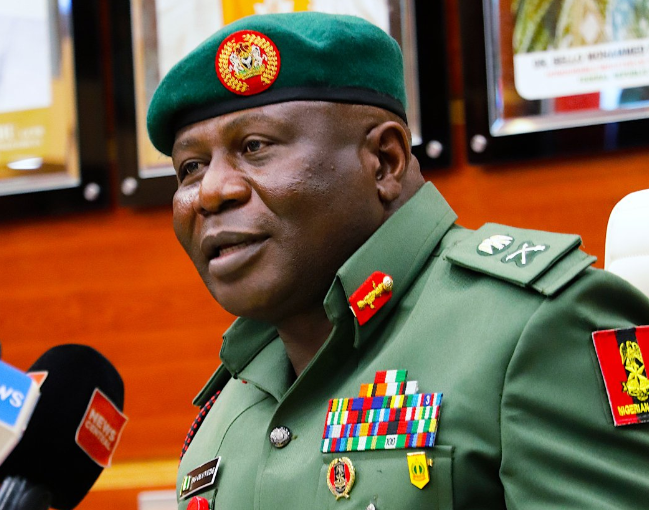 Oluyede assumes office as acting Chief of Army Staff Credit: X|DefenceInfoNG
