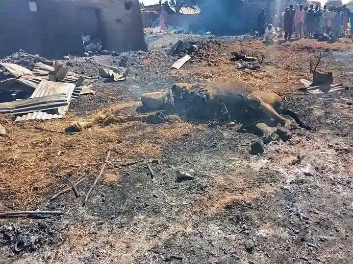 10 civilians killed in a military airstrike on Christmas Day