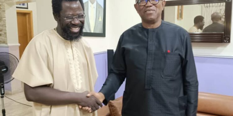 Peter Obi Visits Dele Farotimi