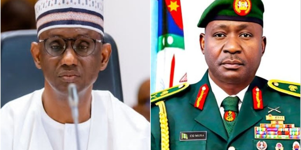 Nuhu Ribadu and Chief of Defence Staff Christopher Musa